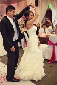 First Dance song selection and wedding twirls
