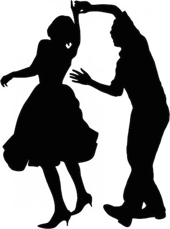 Waltz and salsa dancing turns and spins