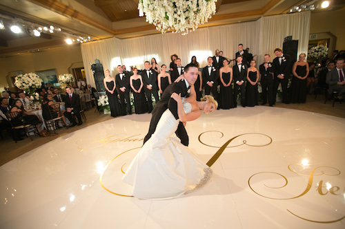 wedding dance in newport beach