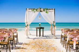 beach wedding Orange County first dance