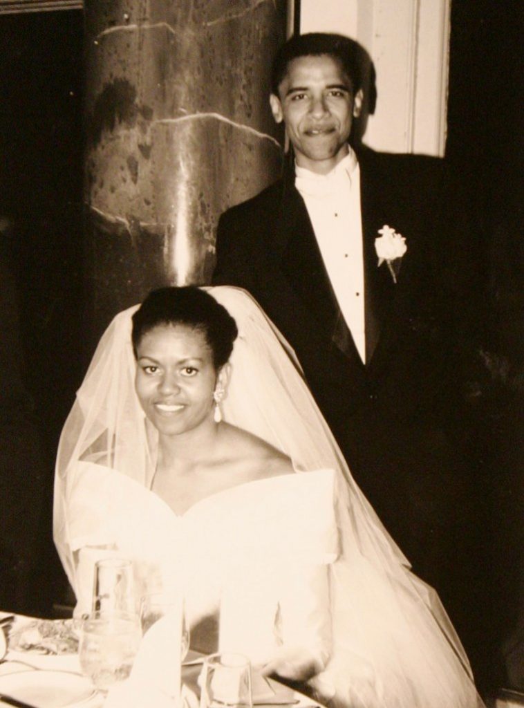 Michelle Barack Obama Celebrity Wedding Couple First Dance President 