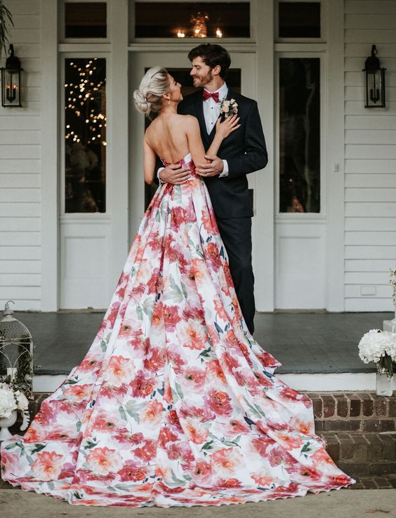 nontraditional wedding dress