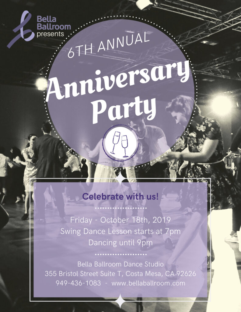 Dance Party and Swing Dance Lesson dance party in Orange County